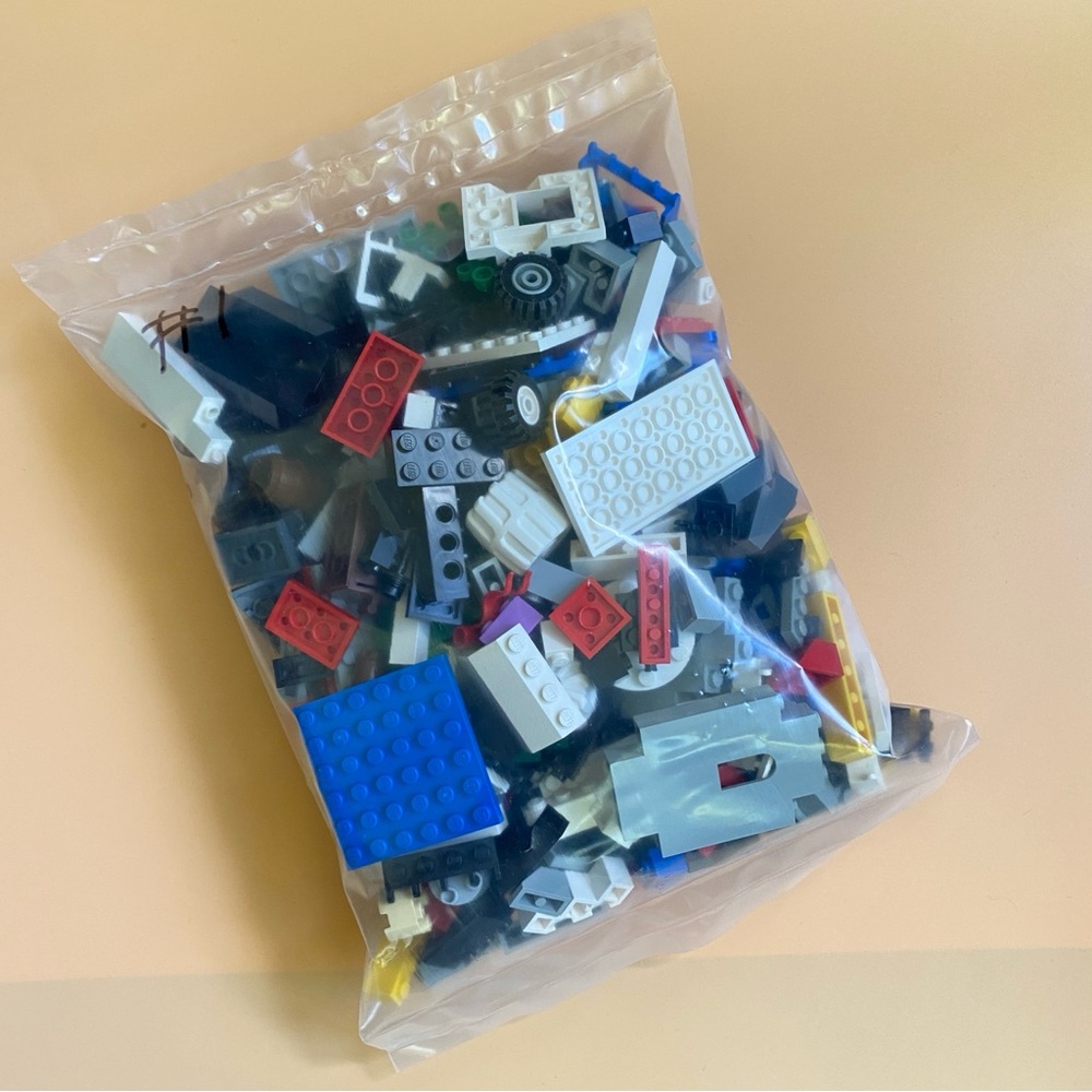 LEGOS Bulk Pieces Mixed Random Lot Over 1 lb. From Many Sets Mix Lot #1